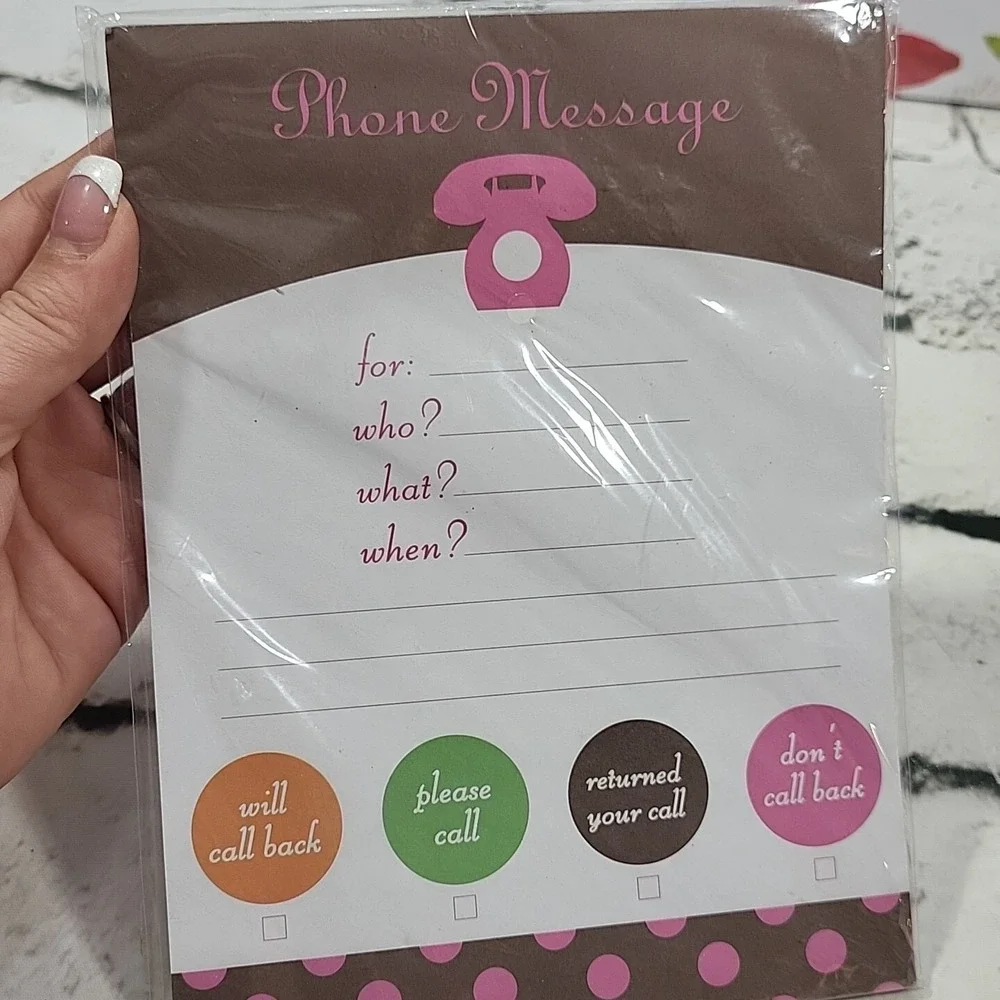Note Pads List Pads Lot Of 3 Phone Messages Card Stock Paper I'm Fabulous Sealed
